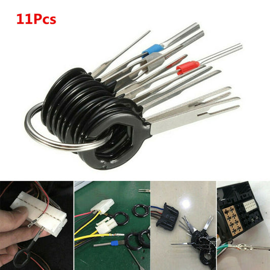 Car Terminal Removal Electrical Wiring Crimp Pin Extractor Repair Plug Key Tool