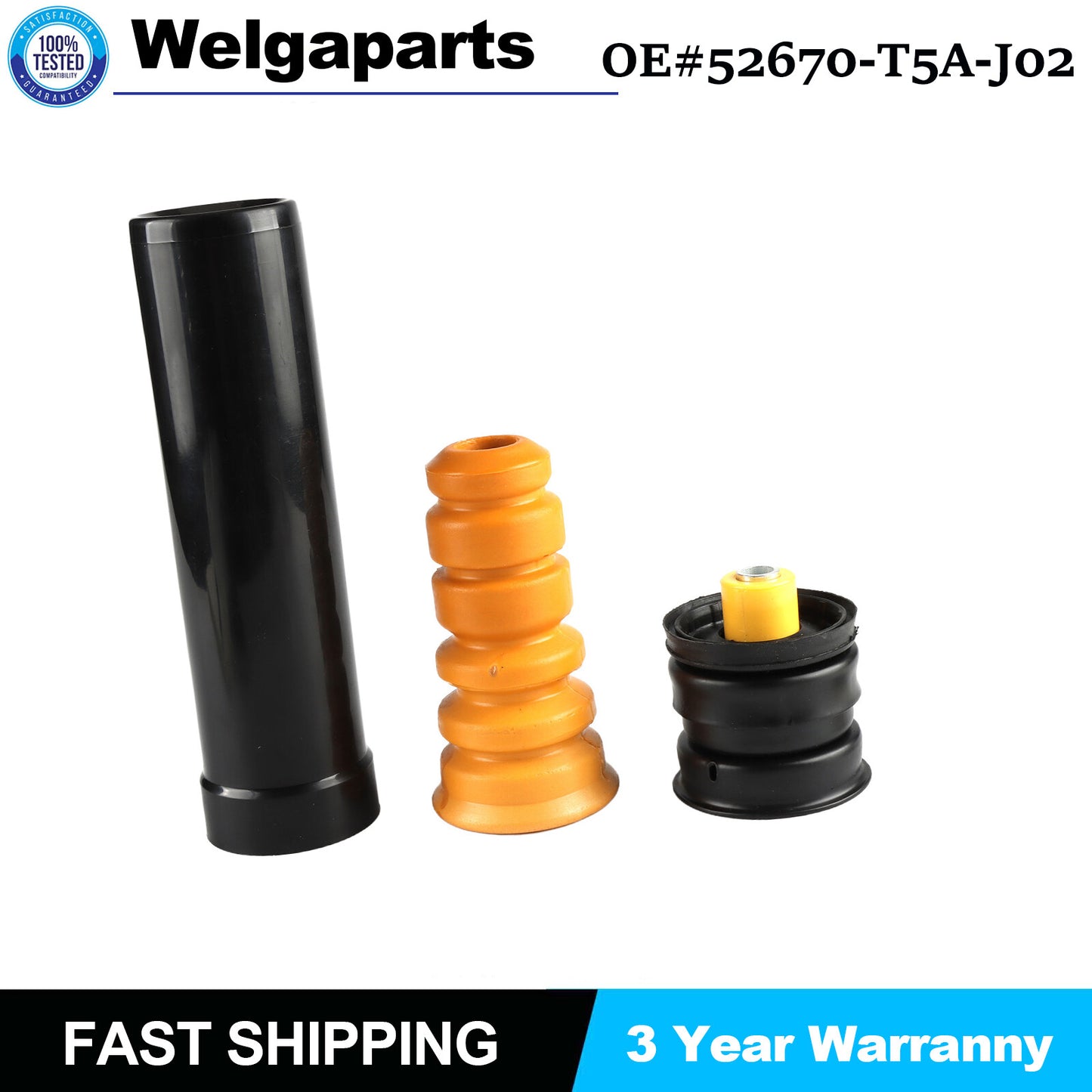 52686-T5A-J01 Rear Mounting Damper for Honda 2015-2020 City FIT 2016-2020 HRV