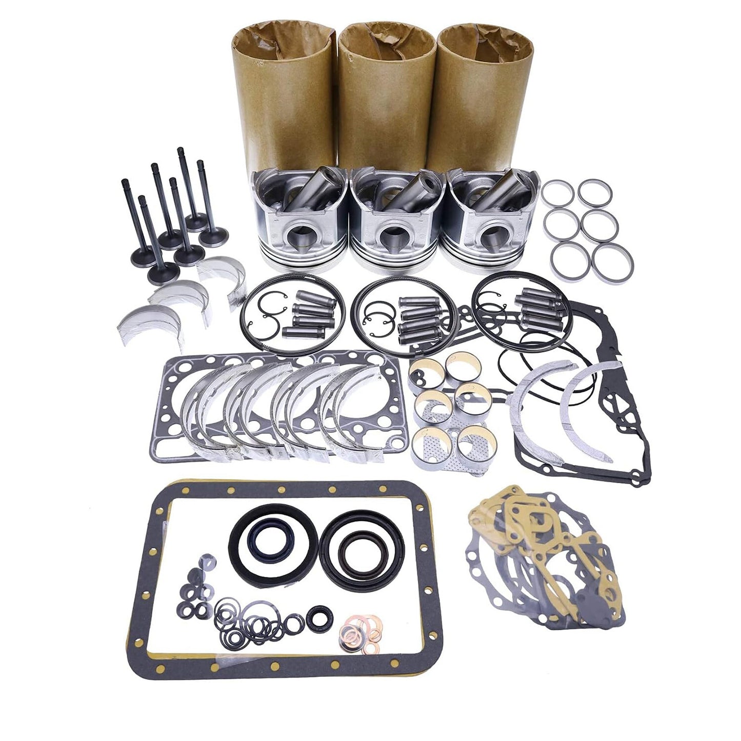 D1402 D1402BA Overhaul rebuild Kit For Kubota Engine KH91 Clar 643 Bobcat 225