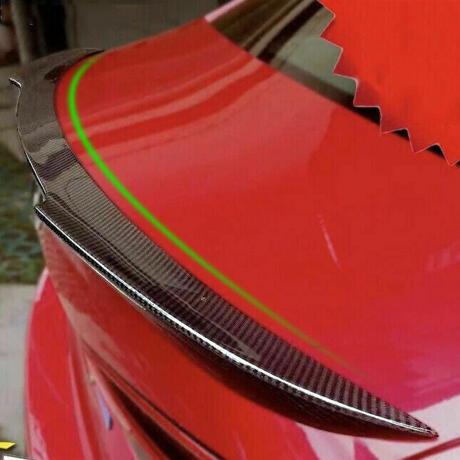 for Mazda 3 Sedan Axela 2014-2018 Carbon Fiber Trunk Lip Spoiler Boot Tail Wing