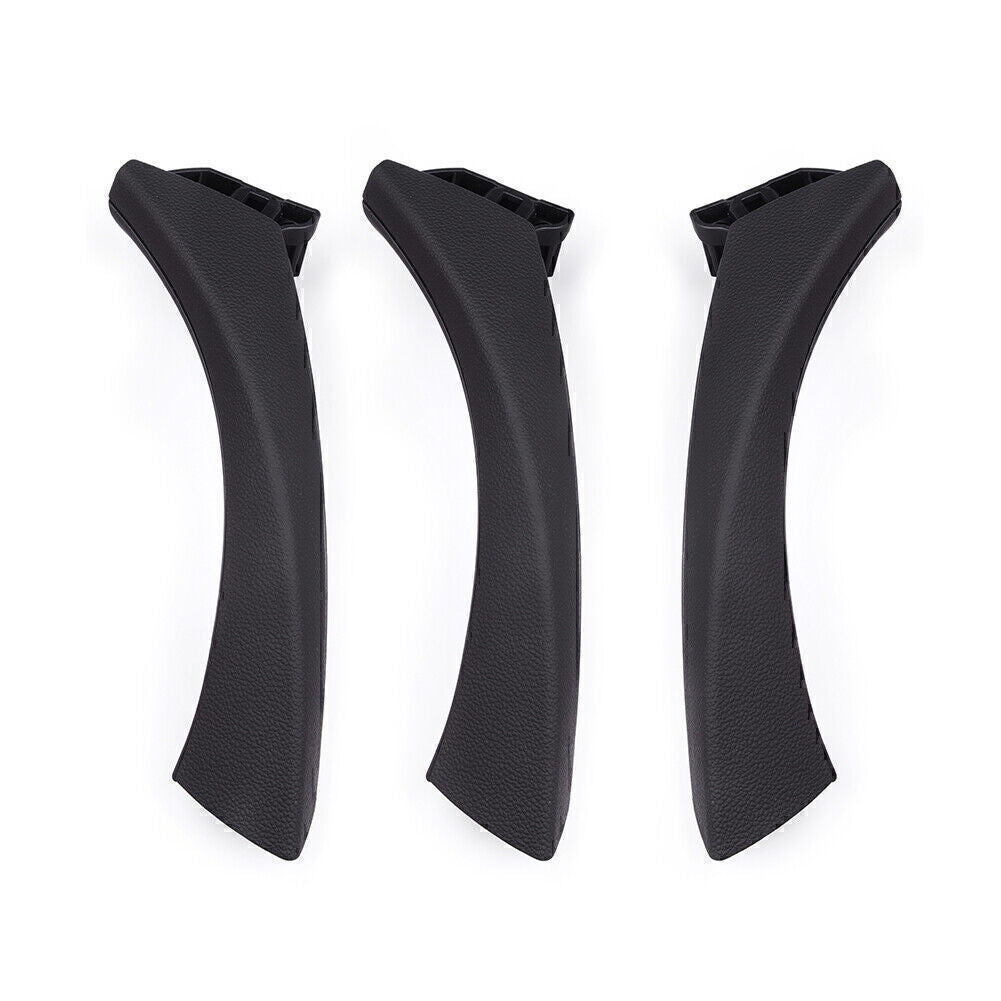 3x Car Door Panel Handle Pull Trim Cover Fit for BMW E90 3-Series Sedan Wagon Black