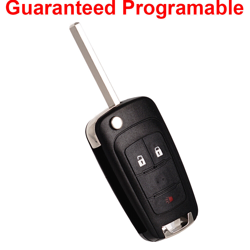 Compatible with 2010, 2011, 2012, 2013, 2014, 2015, and 2016 for Chevrolet Equinox for GMC Terrain Remote Control Keychain