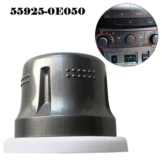 For Highlander 2009-2013 Control Knob Cover Air Conditioning Gray New Plastic