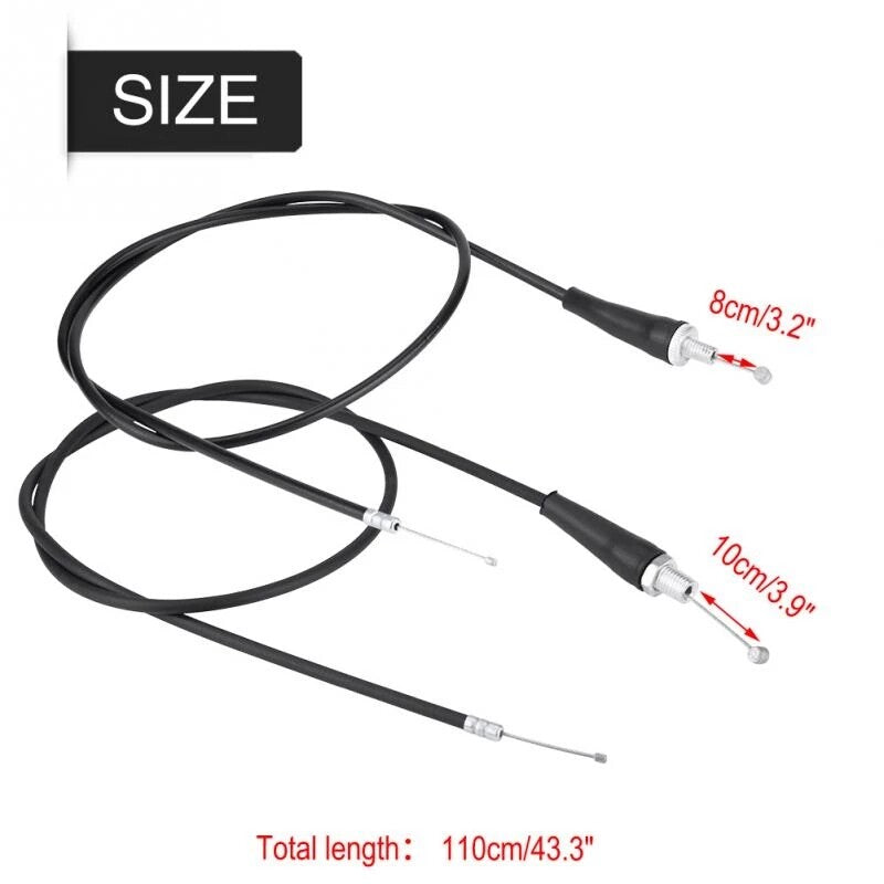 Motor Trail Bike 110cm Straight Head Motorcycle Throttle Oil Cable Motorcycle