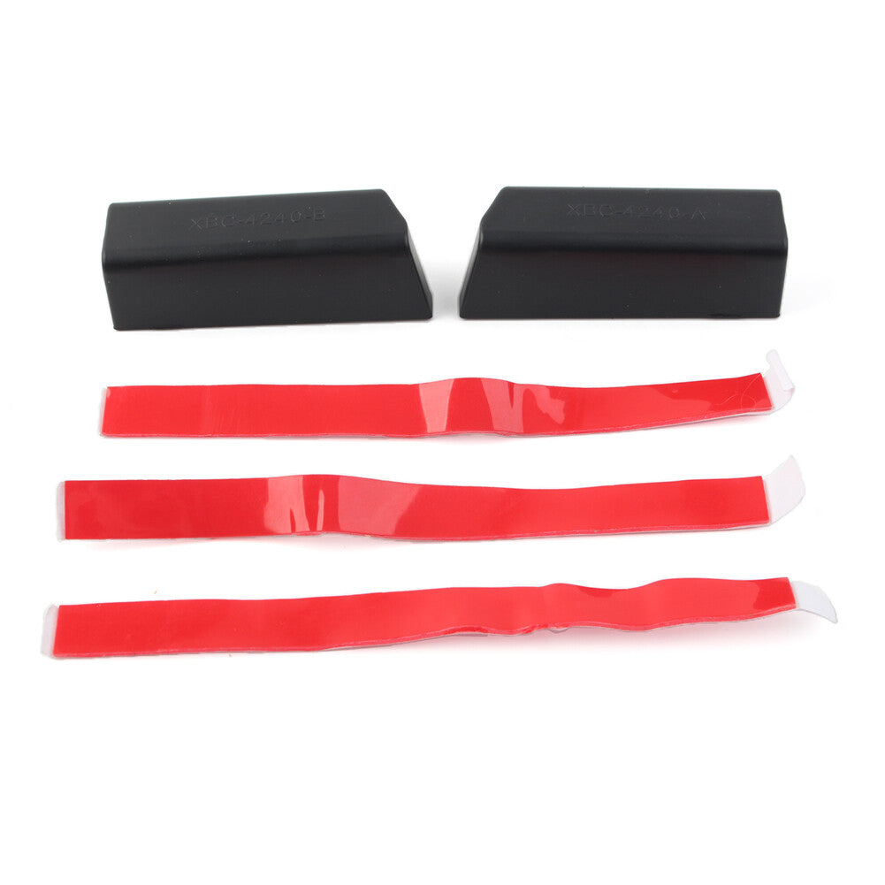 for Jeep for Wrangler JL 2018-2021 2x Plastic Water Rain Gutter Extension Channel