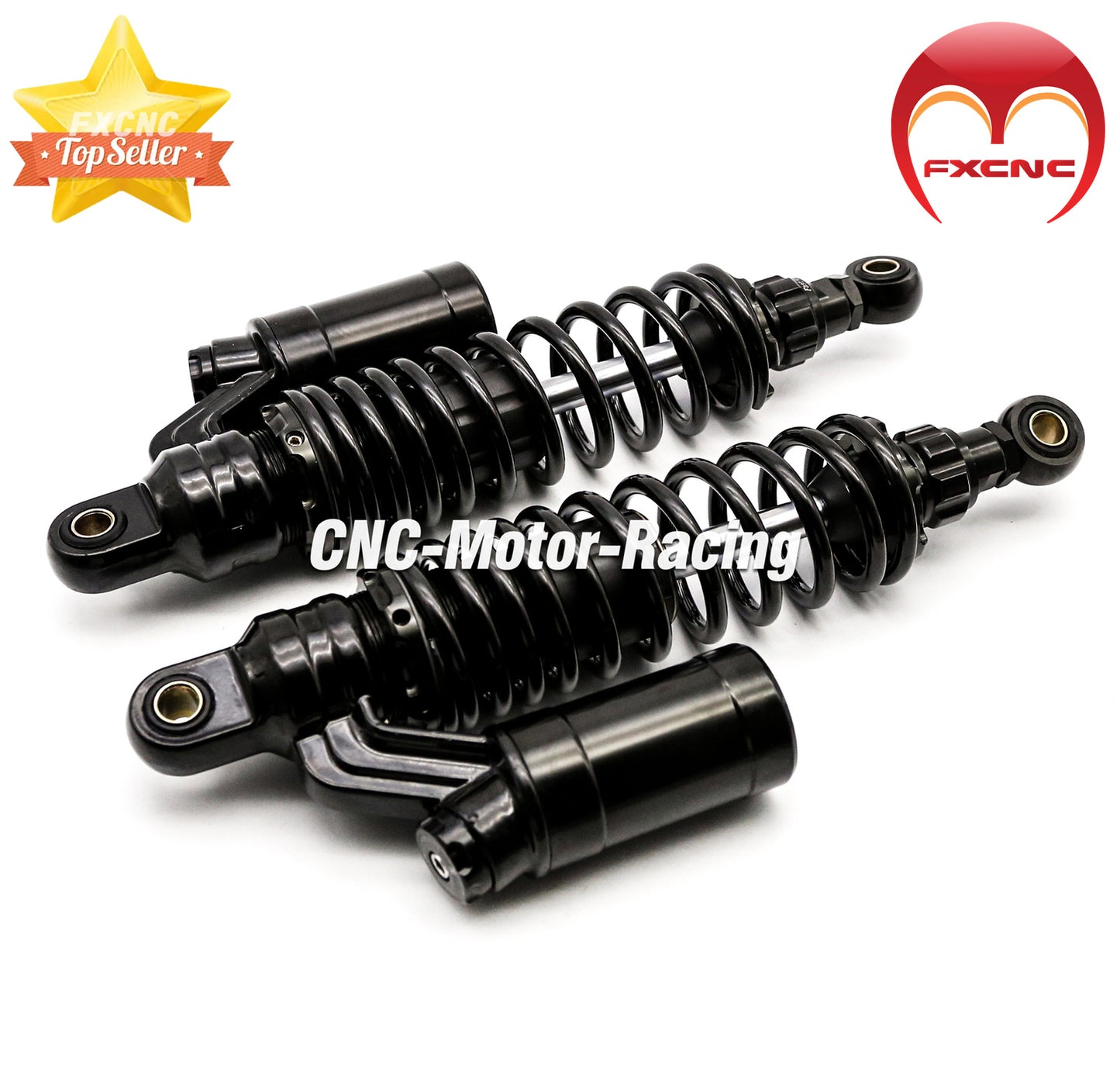 Motorcycle 320mm rear suspension fork shock absorber adjustable rebound universal
