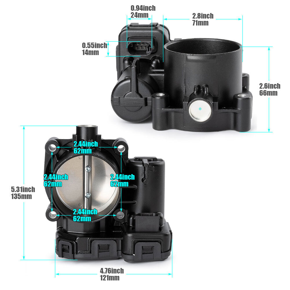 Throttle body 4861661AB suitable for Chrysler for Pacifica , for Dodge Dakota Nitro for RAM 1500 pickup