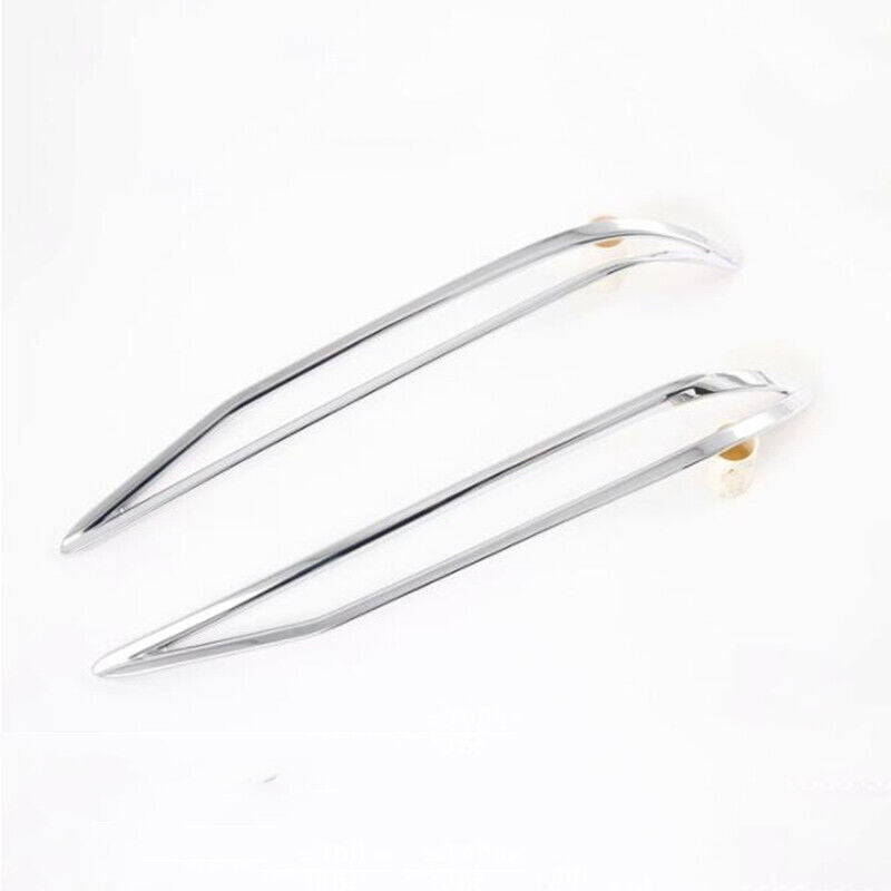 Chrome 2PCS Rear Fog Lamp Light Frame Cover Trim for Hyundai for Elantra 2021 2022
