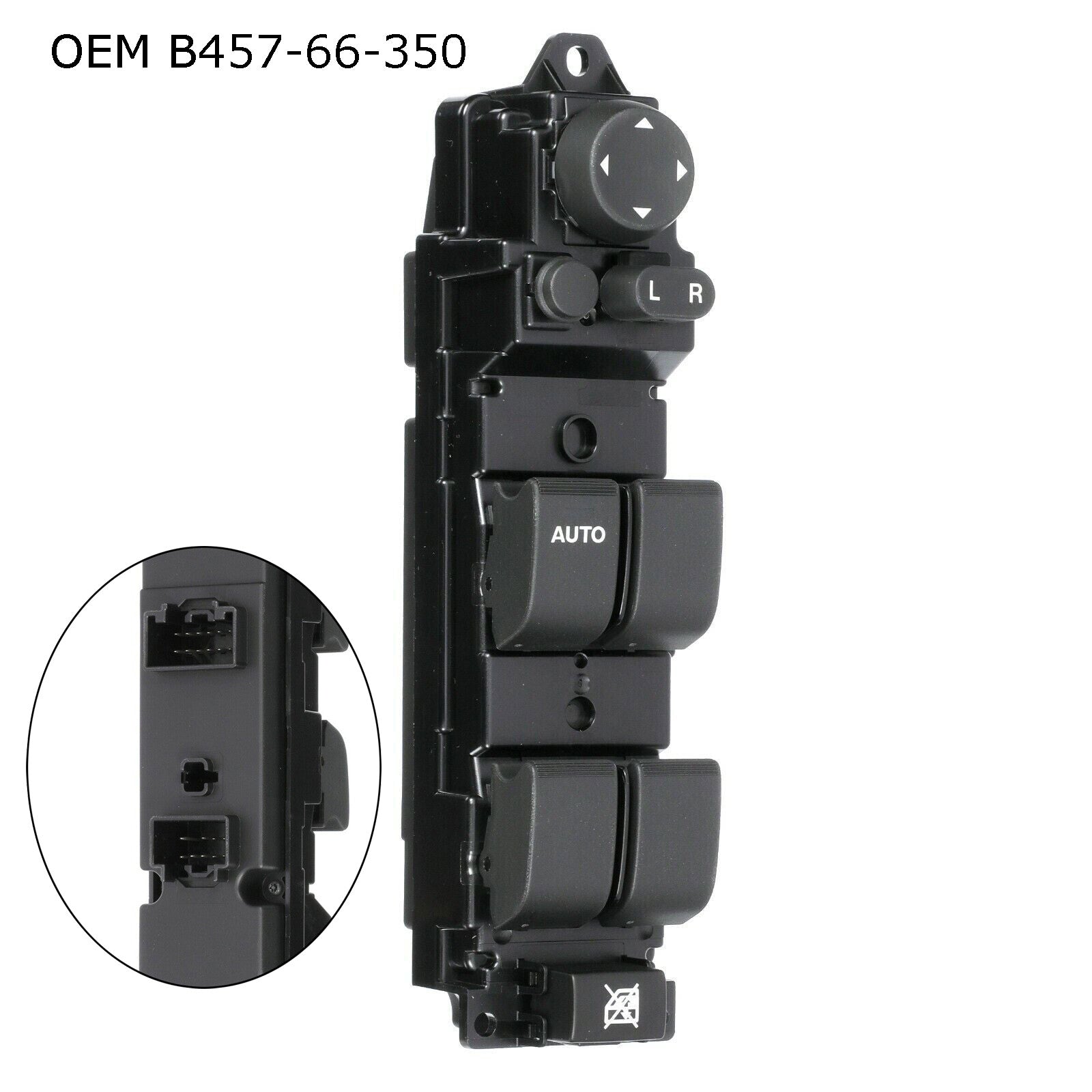 for Mazda Left Driver Front Power Window Switch DF73-66-350B BLACK 1 NEW