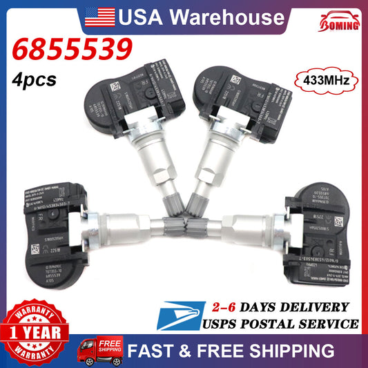 Set of 4 TPMS Tire Pressure Monitor Sensor for BMW 328I 335I 340I 428I 435I 440I