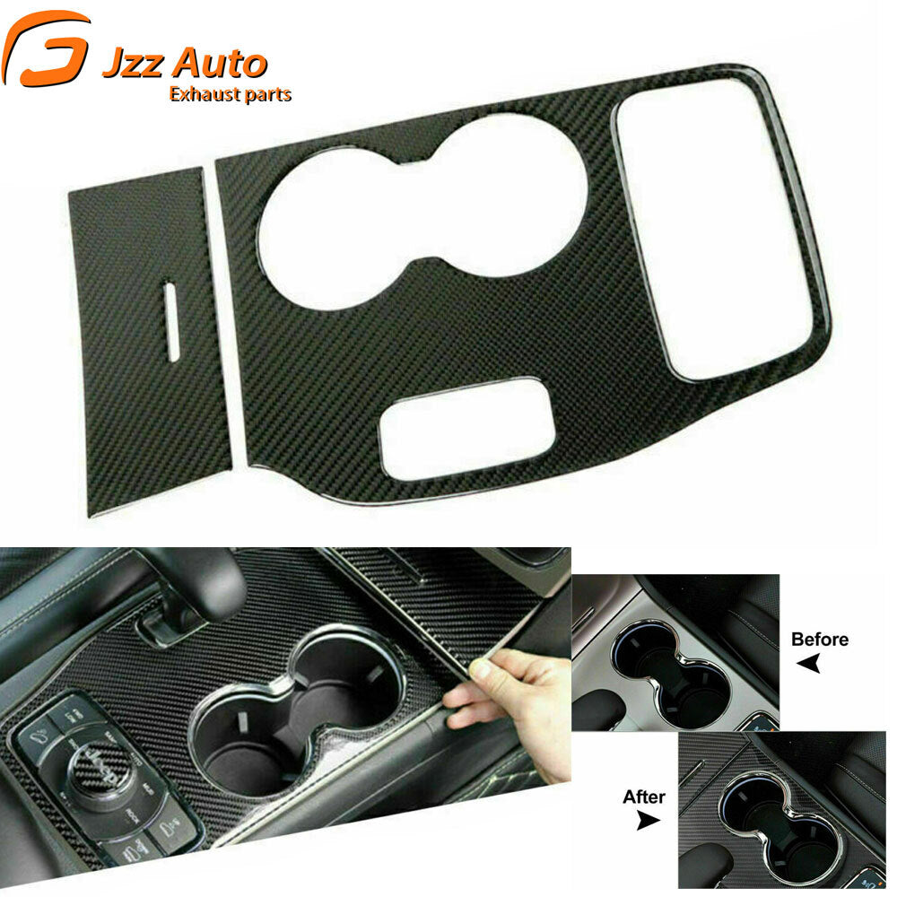 Carbon Fiber Dashboard Gear Shift Panel Cover for Jeep Grand Cherokee 2014-15