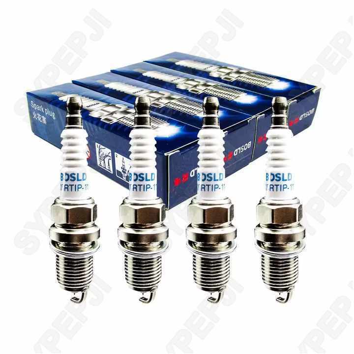 4 spark plugs for Santa Fe, Sonata, Tiburon XG350, Amanti Sedona 27410-37100 - new