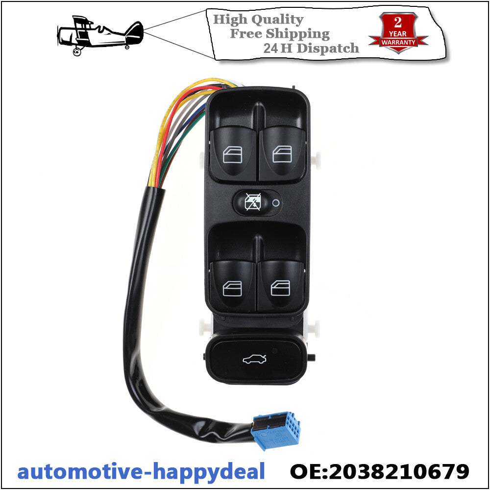 Electric Power Control Window Switch for Mercedes C Class W203 C180 C200 C220