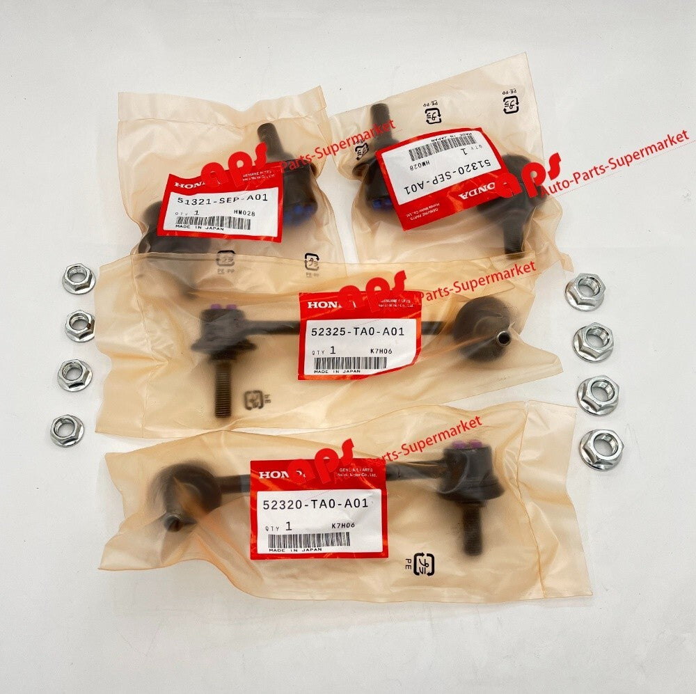 Equipment Manufacturer  4-Piece Front and Rear Sway Bar Stabilizer End Chain Kit for 2009-2014 for Acura TL