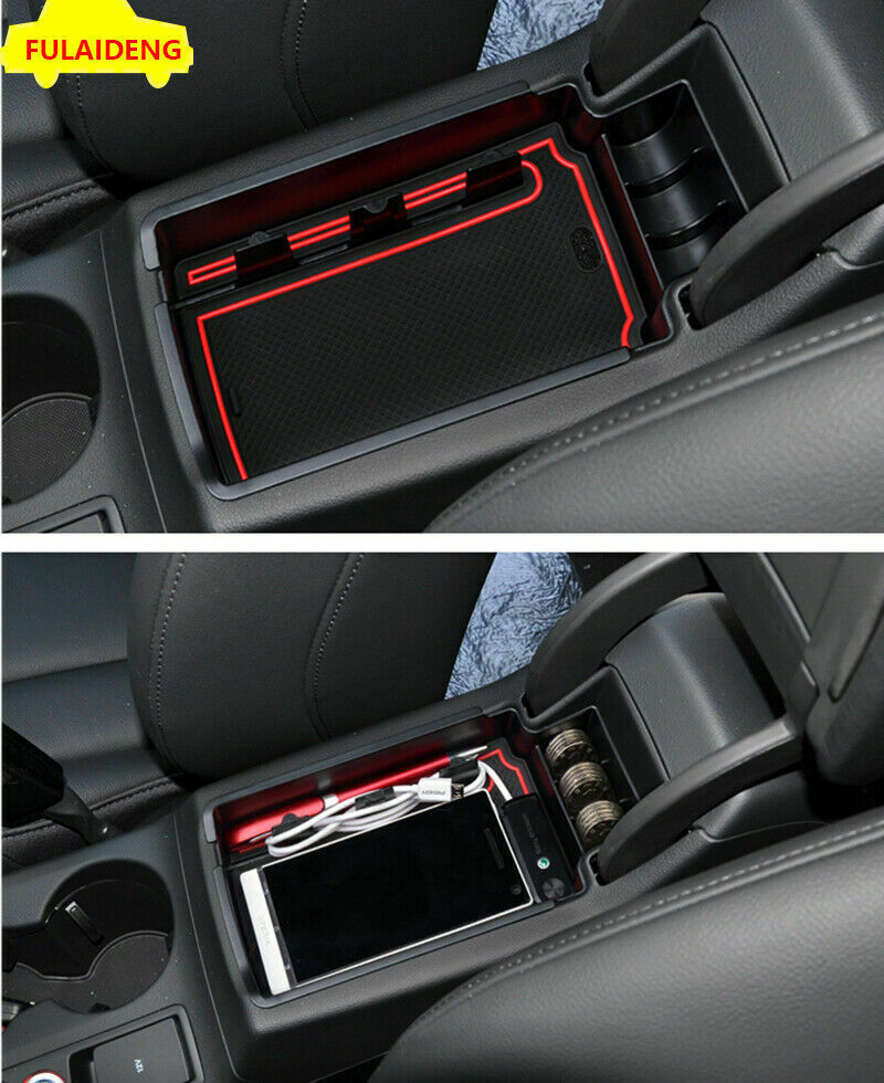 Inner Armrest Storage Box for Audi Q3 2013-2018 Central Console Case Tray Trim