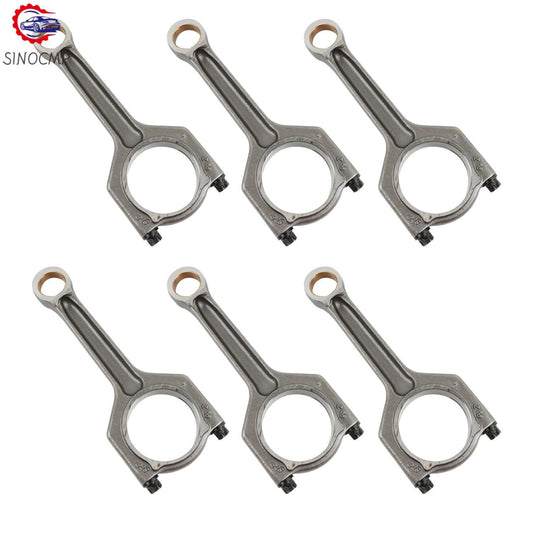 6pcs Connecting Rod for BMW F30 F10 35i 40i M2 M3 M4 3.0L Turbo L6 S55 N55