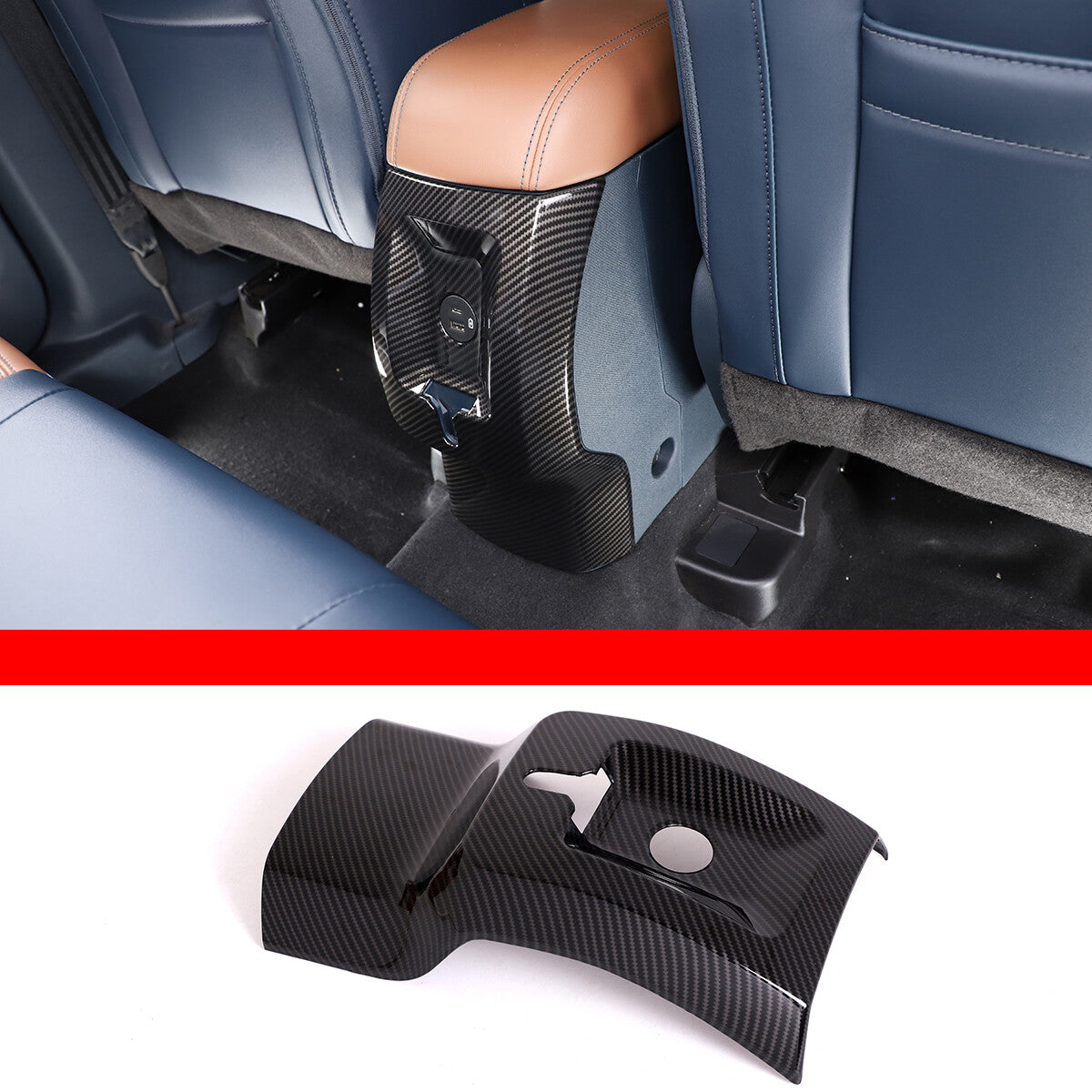 Carbon fiber rear triangular louver panel trim for Scion FRS 86 Sub@ru BRZ 2022