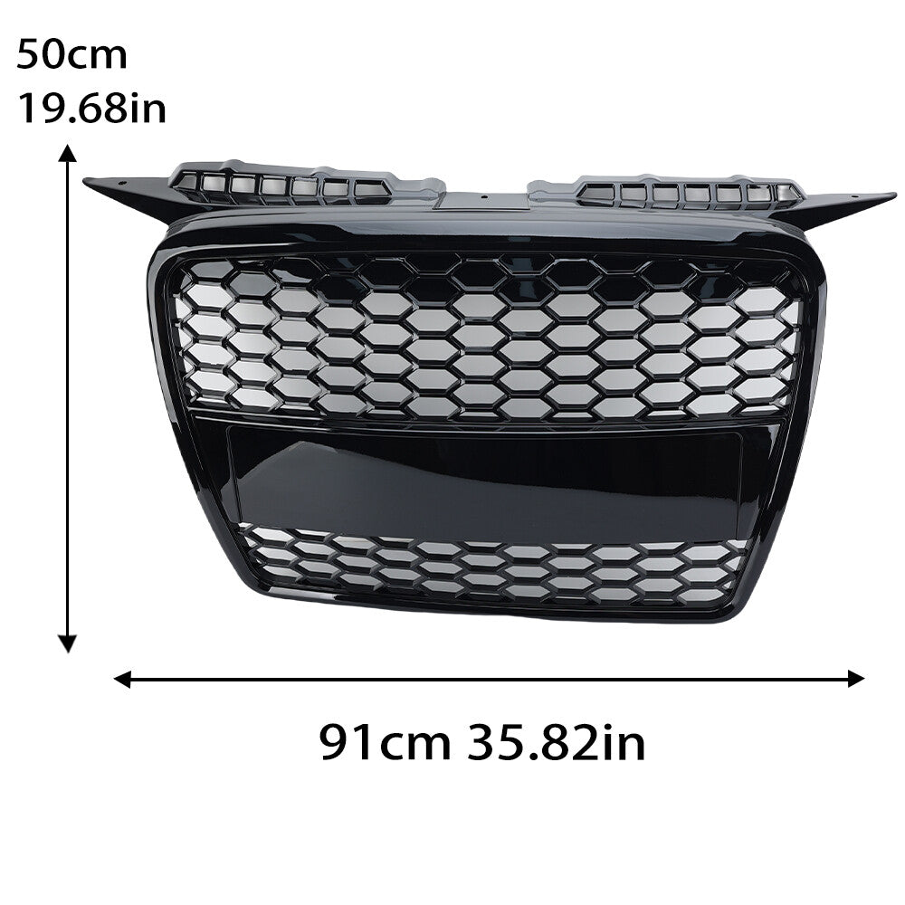 F¨¹r for Audi A3 2004-2008 K¨¹hlergrill Front Grill Gl?nzend Schwarz 8P4853651A NEU