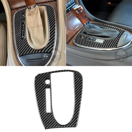 Carbon Fiber Central Control Gear Shift Panel Trim for Benz CLS Class C219 04-09