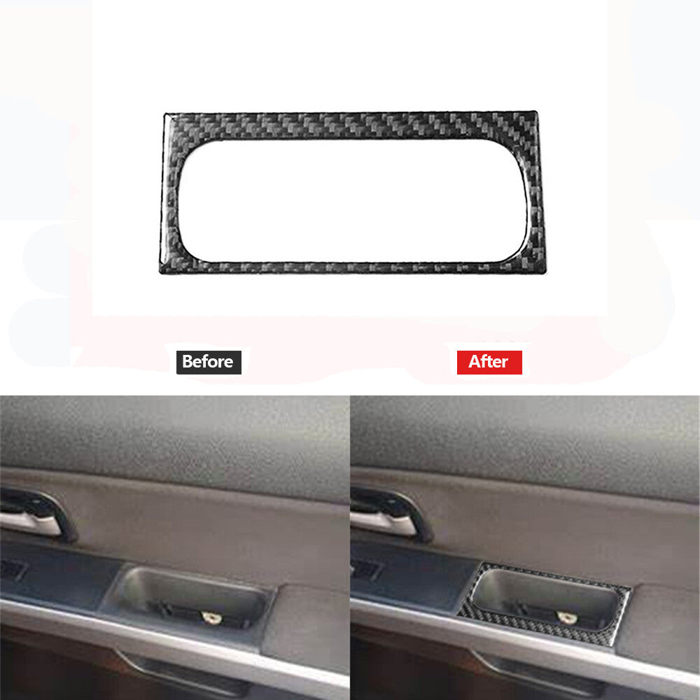 Carbon Fiber for Co -pilot Rear Door Handle Trim for Suzuki Grand Vitara 2006-2013