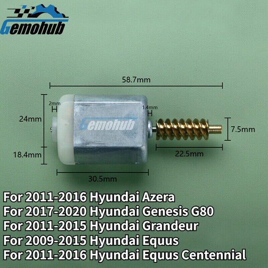 Door Lock Motor for Hyundai Azera for Genesis G80 Grandeur Equus Equus Centennial