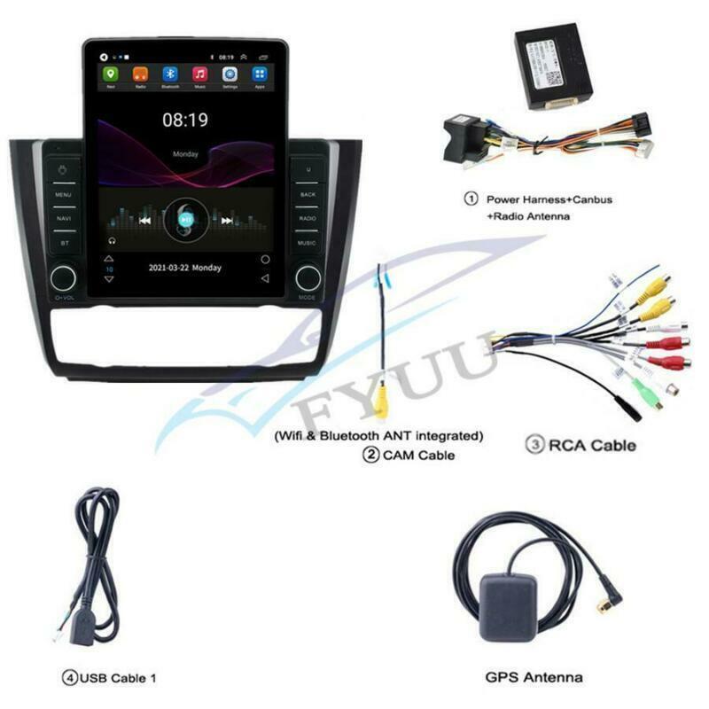 9.5 For 04-11 for BMW 1-Series E88 E82 E81 E87 Auto AC Stereo Radio GPS Navigation