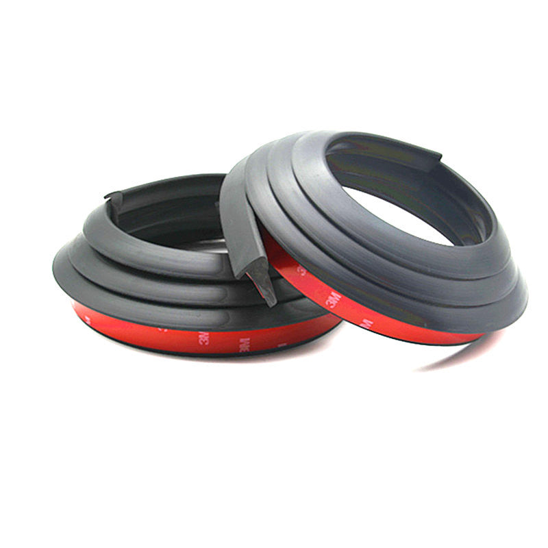 2x 57 Rubber Scratch Proof Fender Wheel Eyebrow Trim Protector Lip Antirub Pad
