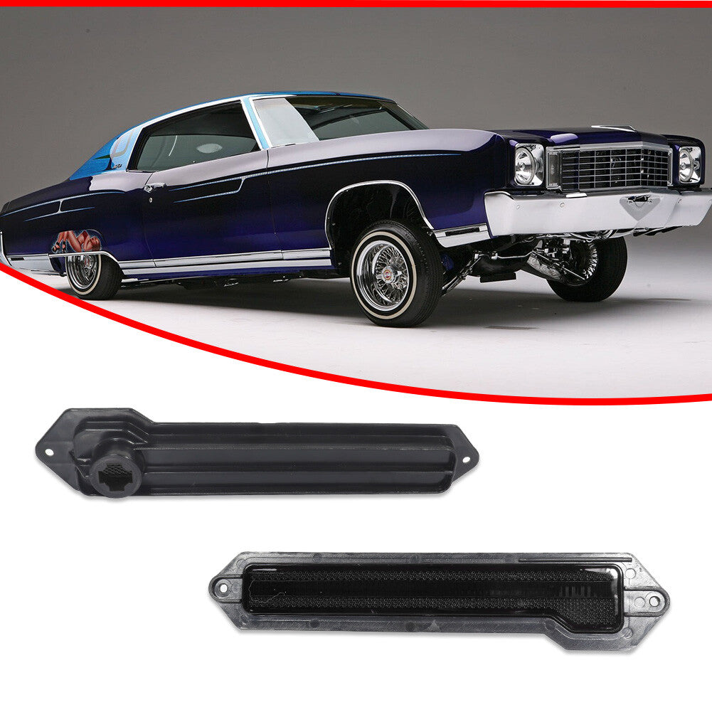 Front and rear smoked side marker light lenses are suitable for 1970-1972 for Chevrolet Monte Carlo.