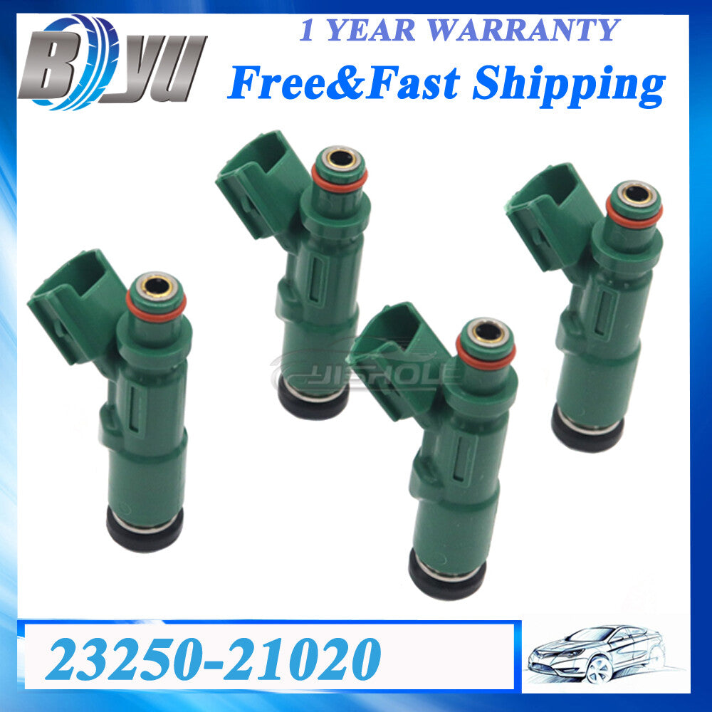 4PCS Fuel injectors 23250-21020 for Toyota Echo Prius for Scion XA XB 1.5L 01-09 New