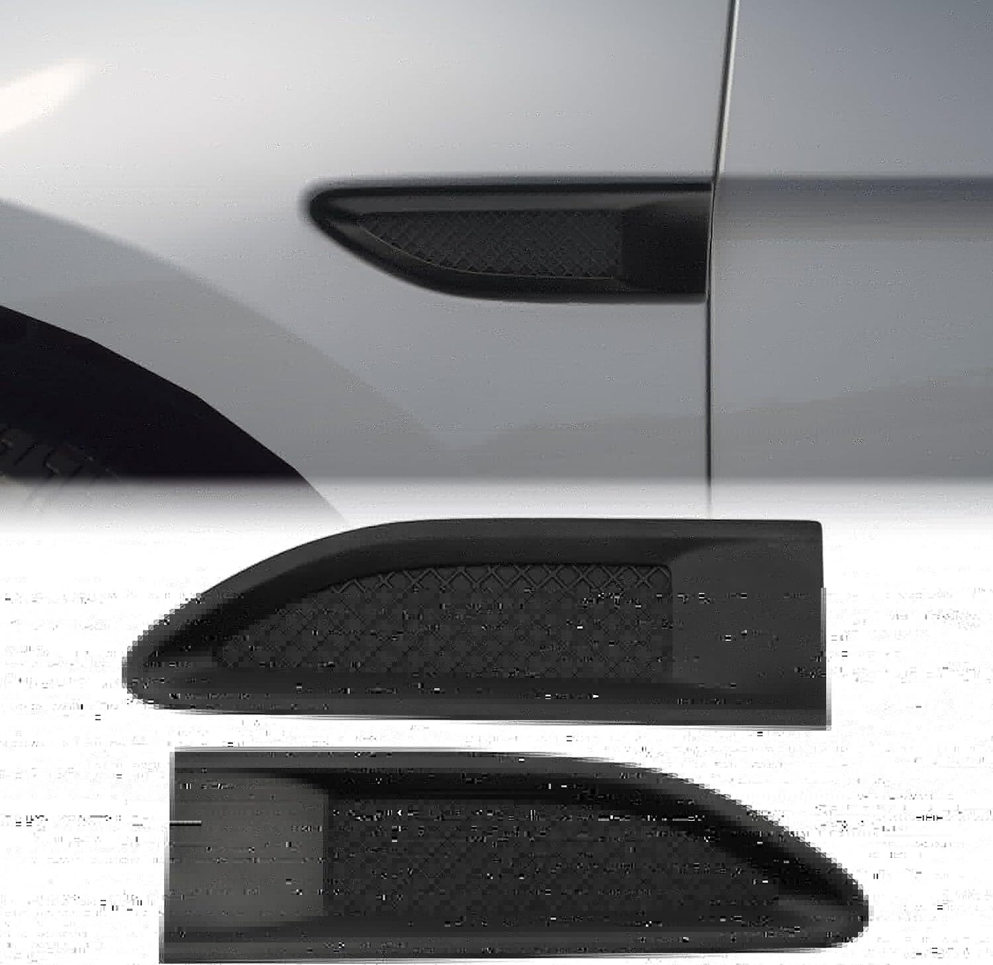 Black Front Fender Vent Molding DG1Z16178C DG1Z16178D for Ford Taurus Police