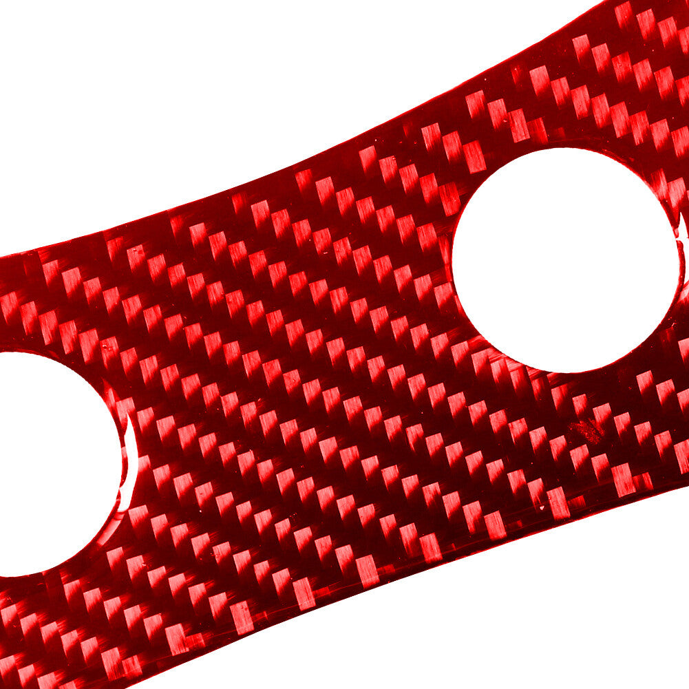 Red Carbon Fiber Below Transmission Console Type B Cover Trim for Infiniti G37