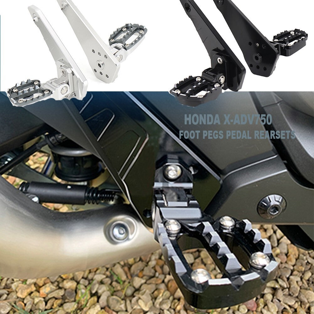 Footrest Rear Folding Foot Pegs Pedal Rearsets for Honda X-ADV 750 XADV 750 2021