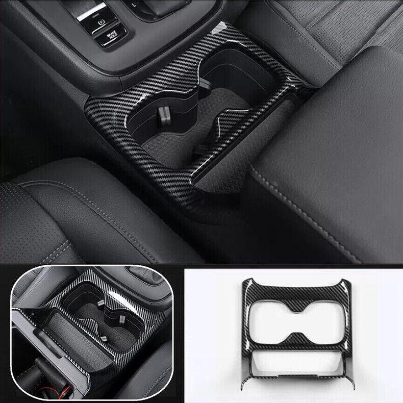 for Honda CR-V 23-2024 Central Control Cup Holder Panel Cover Trim Carbon Look