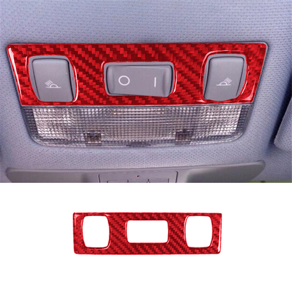 Red Carbon Fiber Interior Full Sets Trim Cover Kit for Audi TT 8N 2001-2006