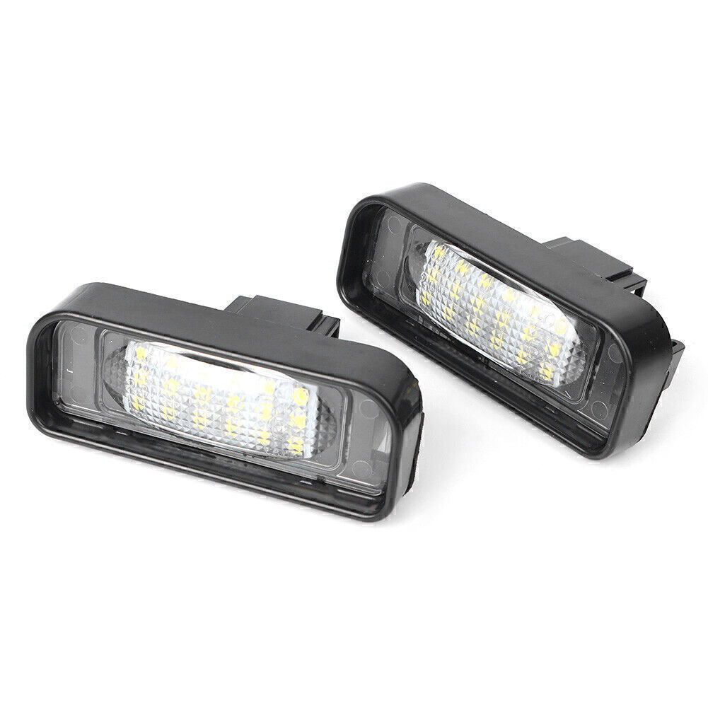 2x LED Number Lamp License Plate Light Fit for Benz W220 S320 S420 S430 99-05