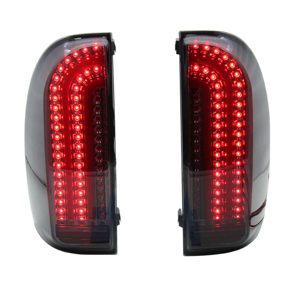 For Black Smoke 2005-2015 for Toyota Tacoma LED Strip Rear Tail Lights Lamps 2PCS