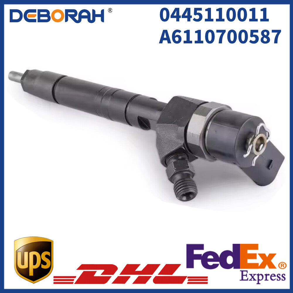 0445110011 New Injector 0445110011 A6110700587 Fuel Common Rail Nozzle for Benz