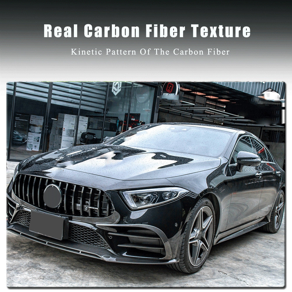 for Benz C257 CLS400 CLS550 CLS63 AMG 18-19 REAL Carbon Side Skirts Lip Spoiler
