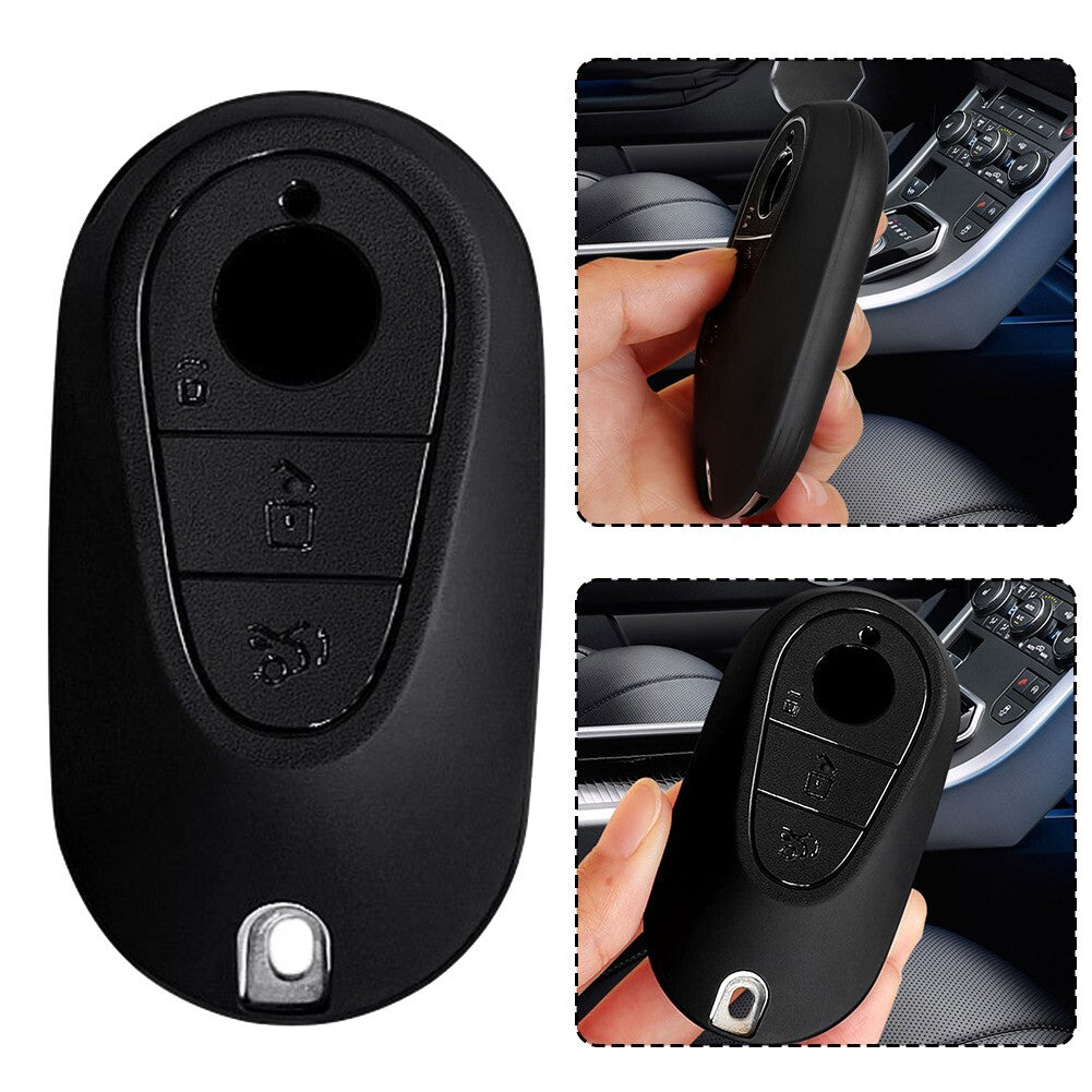 Matte Black Key Fob Cover Case for Mercedes W206 W214 W223 X254 Full Protection