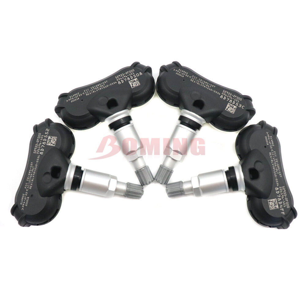 4x NEW TIRE PRESSURE SENSOR TPMS 315Mhz 52933-2F000 for Hyundai for Tucson for Kia Rio