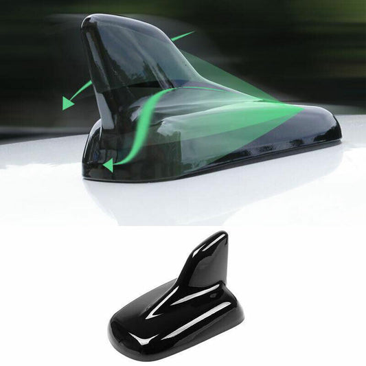 for Audi Q7 2016-19 ABS Black Car Roof Shark Fin Antenna Aerial Molding Trim 1P