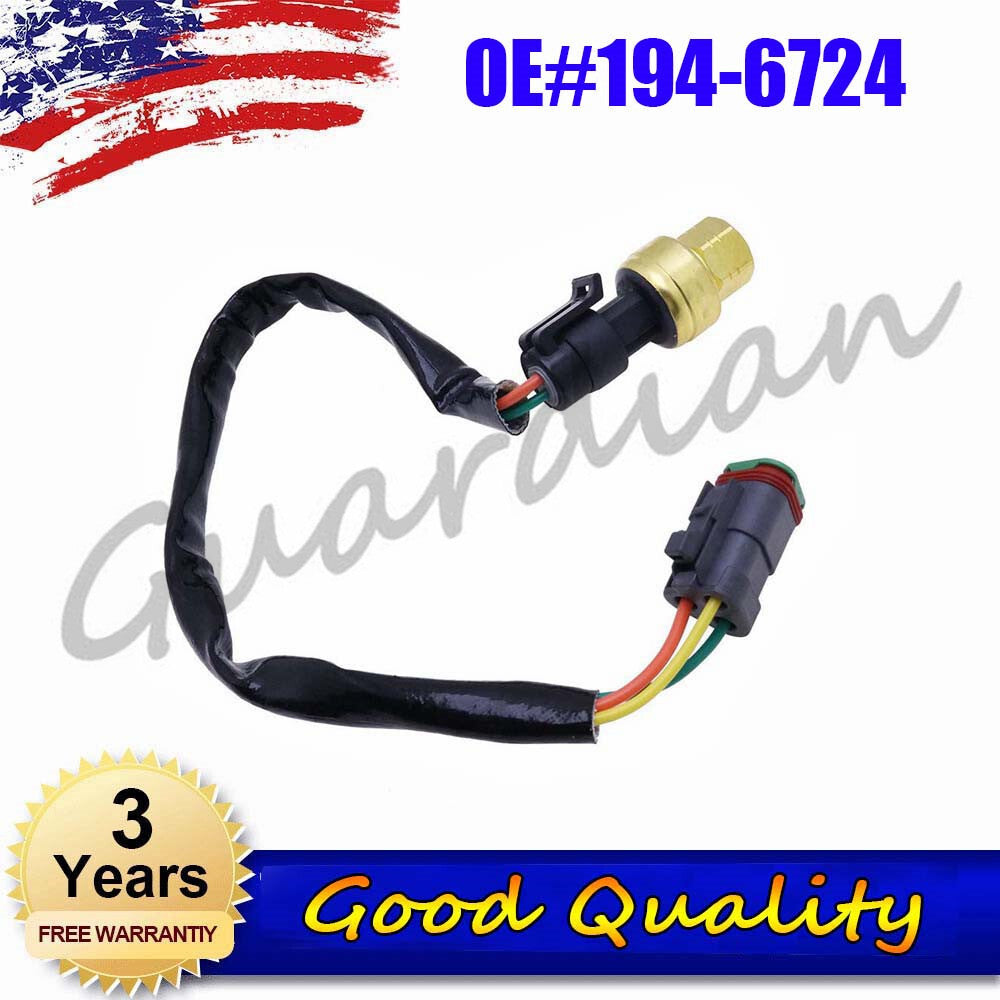 1x 194-6724 Oil Pressure Sensor New For Caterpillar CAT Engine C7 C12 C15 C16