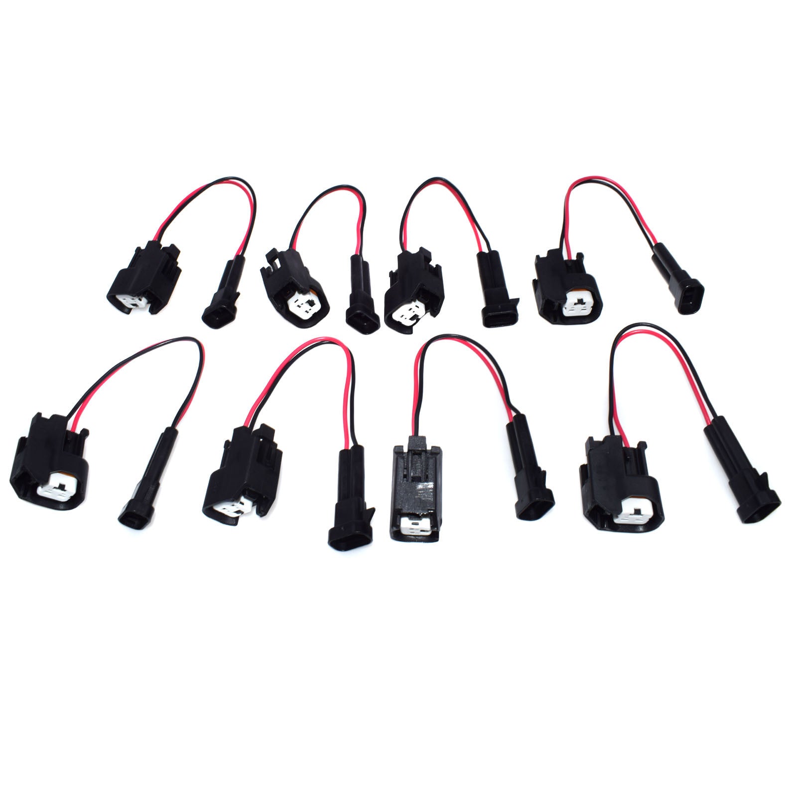 8-Pack LQ4 LQ9 4.8 5.3 6.0 Wiring Harness Plug to LS2 LS3 LS7 Injector Adapter - new