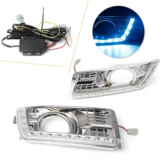 3 Color LED Daytime Running Fog Lights Lamp for CADILLAC SRX 2012-2016 15