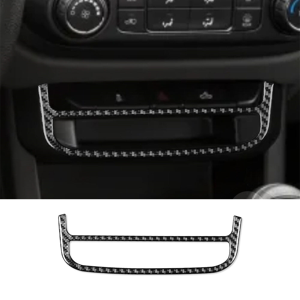 Carbon Fiber Warning Light Button Cover for Chevrolet Colorado / for GMC for Canyon 2015+