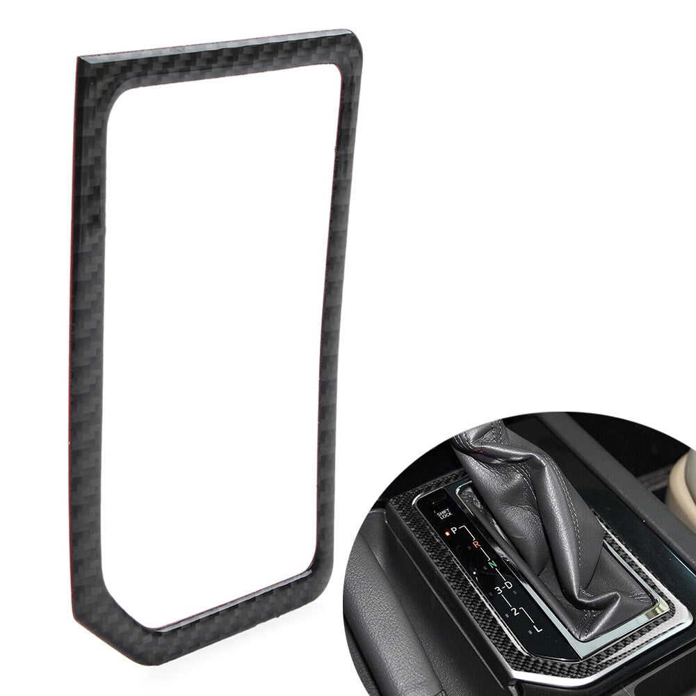 LHD Gear Shift Frame Cover Trim for Toyota for Land Cruiser Prado 2010-2018 Carbon