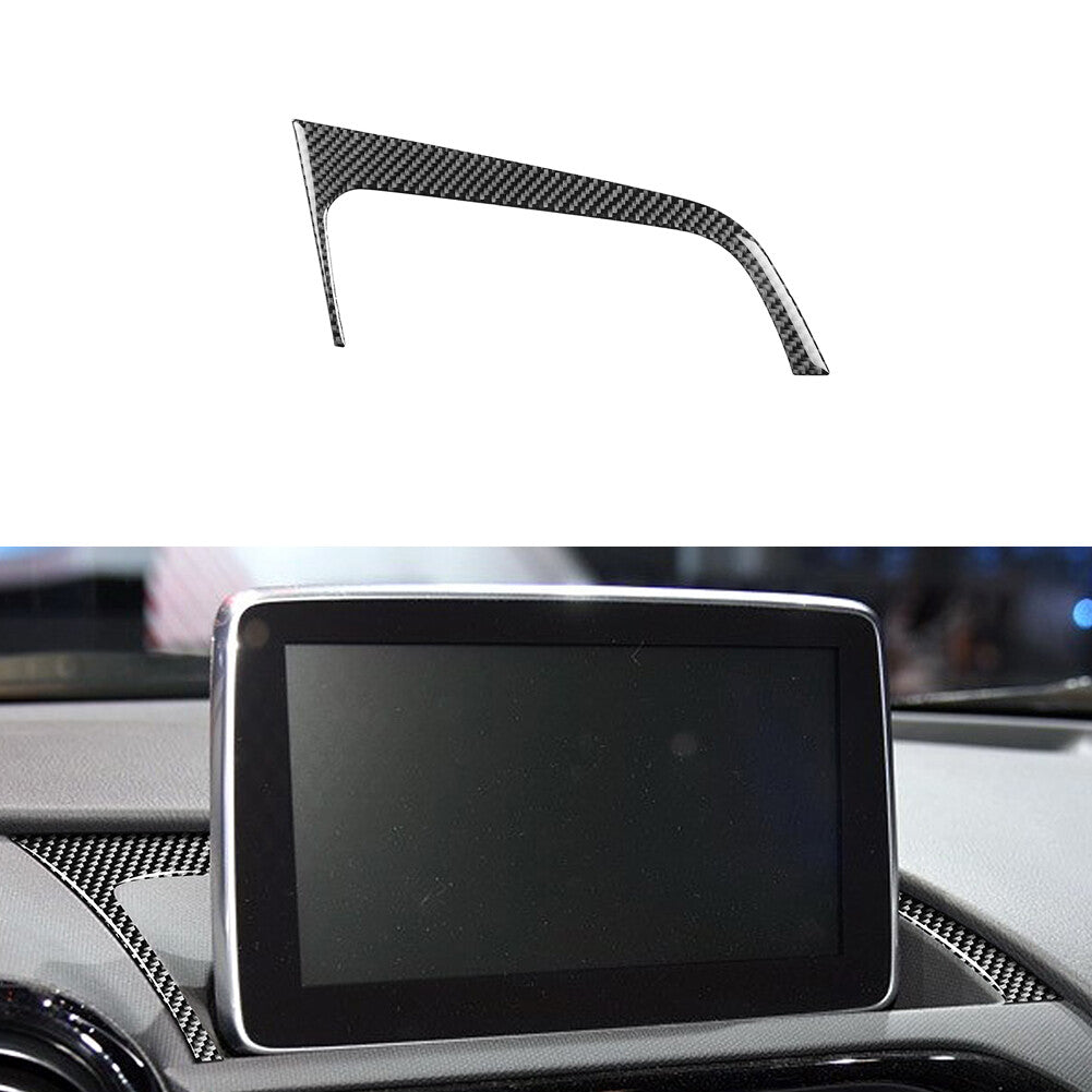for Mazda MX-5 2016 Carbon Fiber Interior Navi Displayer Base Frame Cover Trim