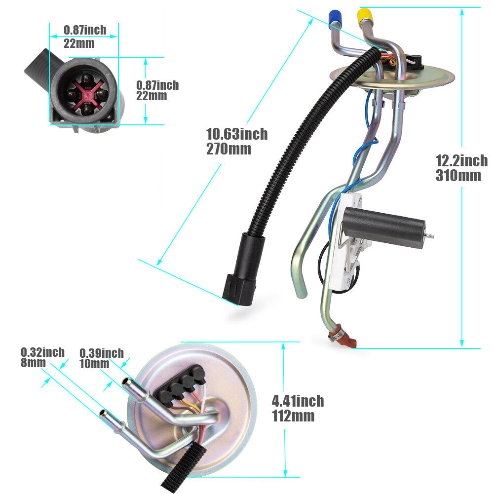 for ford F250 F350 1994-1997 Diesel Pickup Sending Unit The Rear Tank