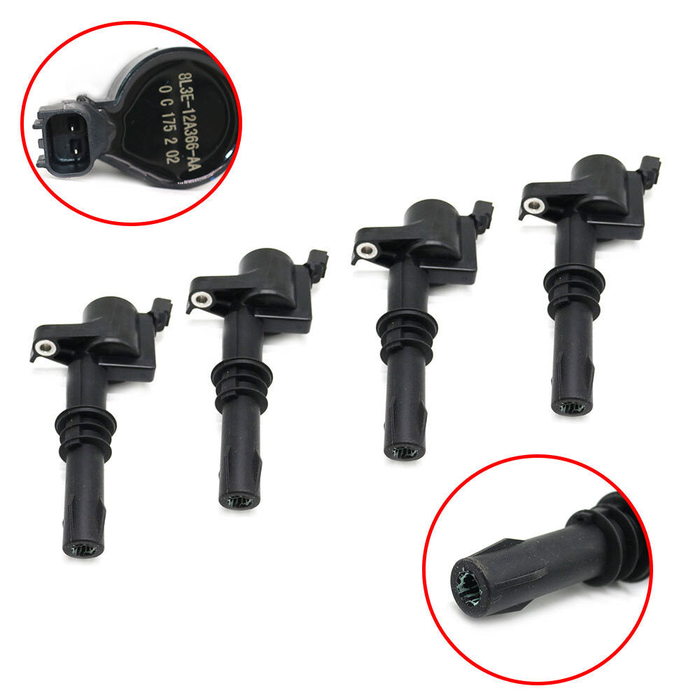 4-pack of ignition coils for Ford Expedition for Mustang for Mercury Mountaineer 8L3E12A366AA