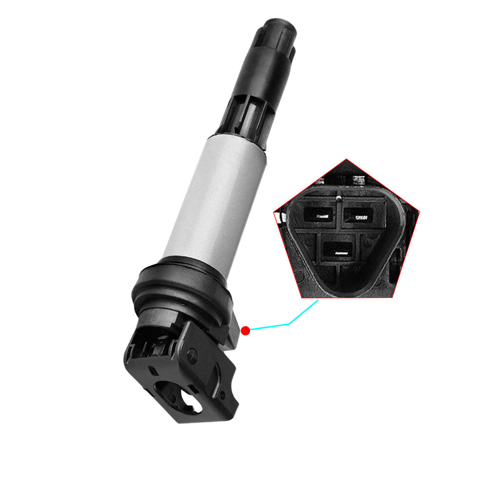 6 PCS Ignition Coil 12131712219 for BMW 1 3 5 6 7 Series X1 X3 X5 Z3 Z4 E60 E64